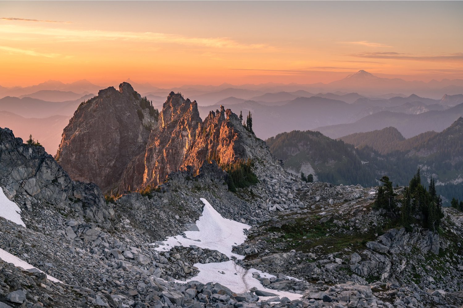 Many Layers of Glacier Peak